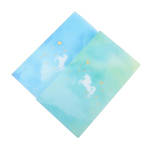Artibetter 2 Stück Visitenkartenhalter aus PP Teiliges Business Cards Case Blau und Tragbar für Visitenkarten Kreditkarten und Namenskarten für Büro und Geschäftsreisen von Artibetter