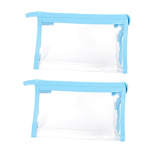 Artibetter 2Stücke Große Kapazität Transparenter Bleistiftbeutel Multifunktionale Stiftbeutel für Studenten für Schulsachen Rucksack Organizer Leicht und Praktisch von Artibetter