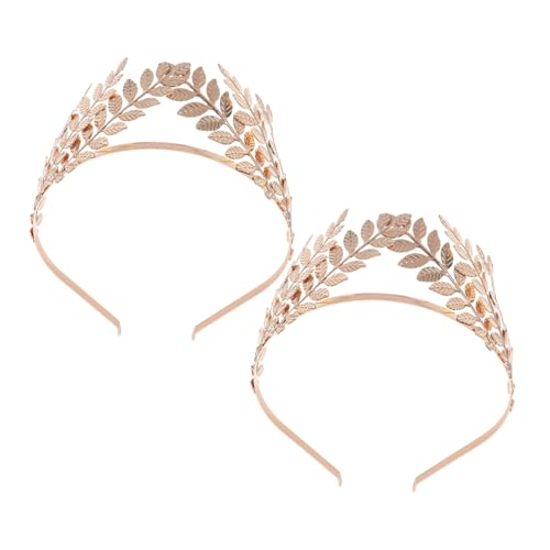 Artibetter 2stücke Griechisches Blattstirnband Goldener Kranzkopfstück Römische Blattkrone Hochzeitsstirnband Für Frauen Griechische Kopfstück Aus Blattgold Artibetter 2stücke Griechisches Blattstirnband Goldener Kranzkopfstück Römische Blattkrone Hochzeitsstirnband Für Frauen Griechische Kopfstück Aus Blattgold von Artibetter