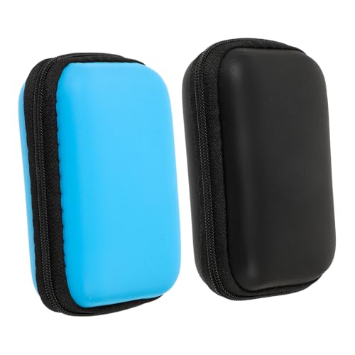 Artibetter 2stücke Hartschalenkoffer Für Externe Festplatte Festplattengehäuse Aus Robustem Kompakte Tragetasche Mit Kabel-Organizer-Box Schutzbox Für -lagerung Reisefreundliches von Artibetter