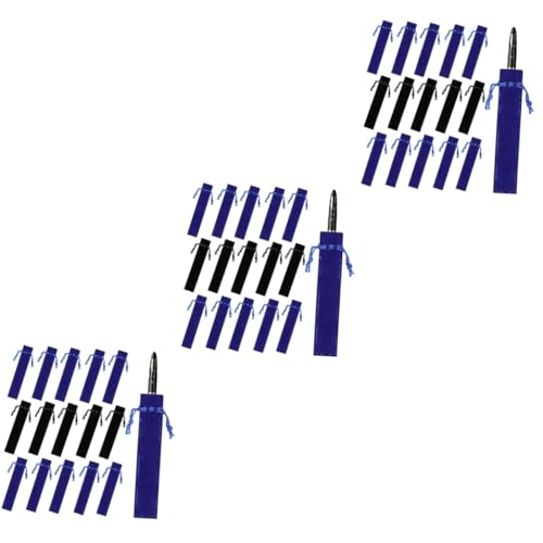 Artibetter 3 Sätze Fleece -stiftbeutel Ärmel Stifttaschen Kleine Stifttasche Ästhetisch Federmäppchen Blau Stiftetuis Mit Samthülle Federtaschen Aus Samt Stifthülsen Flanell 50 Stück * 3 von Artibetter