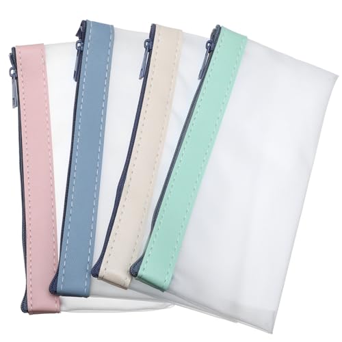 Artibetter 4 Stück Transparente Stiftetuis mit Reißverschluss Geld und Kosmetik Organizer Grün Blau und Halten Sie Ihre Utensilien Sicher und Organisiert Artibetter 4 Stück Transparente Stiftetuis mit Reißverschluss Geld und Kosmetik Organizer Grün Blau und Halten Sie Ihre Utensilien Sicher und Organisiert von Artibetter