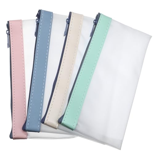 Artibetter 4Stücke Teiliges Bleistifttaschen Verschiedenen Transparente Reißverschlusstaschen für Geld Schreibwaren und Kosmetik für Büro Schule und Sicherer Artibetter 4Stücke Teiliges Bleistifttaschen Verschiedenen Transparente Reißverschlusstaschen für Geld Schreibwaren und Kosmetik für Büro Schule und Sicherer von Artibetter