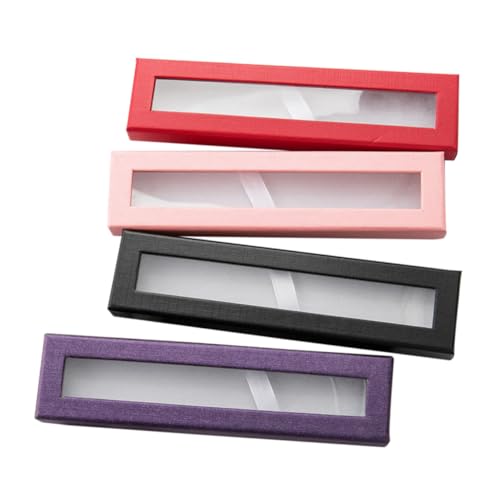 Artibetter 4stücke Stiftebox Aus Papier Für Haushalt Leere Stiftbox Als Geschenkbox Einfache Einzelnen Stift Lagerung Box von Artibetter