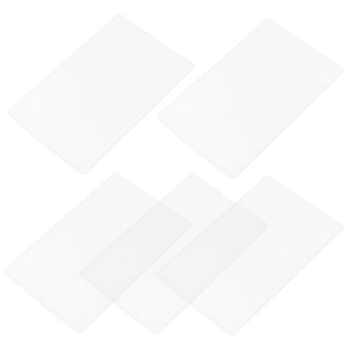 Artibetter 5stücke Transparente Kartenhüllen Aus Hartplastik wasserdichte Schutzhüllen Für Kreditkarten Visitenkarten Ausweise Langlebiges PVC-Material Für Sicheren Schutz Und Einfache von Artibetter