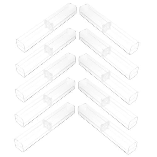 Artibetter 50 Stück Mäppchen schöner Halter Student Transparenter Stiftetui-Organizer Fall Bleistift Stiftkofferhalter Stiftbehälter Kugelschreiber Etui Plastik Artibetter 50 Stück Mäppchen schöner Halter Student Transparenter Stiftetui-Organizer Fall Bleistift Stiftkofferhalter Stiftbehälter Kugelschreiber Etui Plastik von Artibetter
