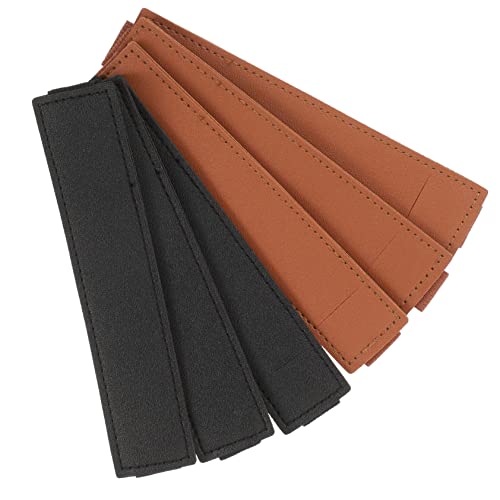 Artibetter 6 Stück Kondensatorstifthülle Beutel klein Gürtel Stifthalter für Notizbuch elastisches Federmäppchen elastisches Stiftetui Stiftzubehör Notebook -Stifthalterband Stift Wraps Leder von Artibetter