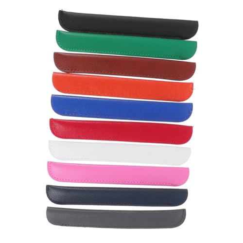 Artibetter 10stücke Pu-stifthülle Einzelstifttasche Mit Stiftschutz Hochwertige Stifthülle Als Bleistiftschutz Praktische Stiftabdeckungen Für Sicheren Transport Und Schutz Vor Kratzern von Artibetter