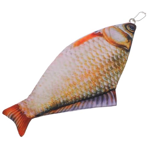 Artibetter Fisch-stiftebox Mit Realistischem Design Geräumiges Federmäppchen Aus Robustem Polyester Tragbarer Reisekoffer Mit Reißverschluss Für Schule Und Büro von Artibetter