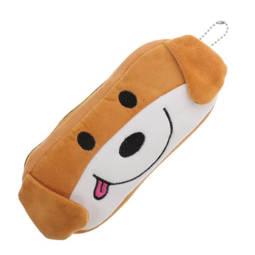 Artibetter Großer Kawaii Federmäppchen Aus Plüsch Mit Süßem Hundedesign Vielseitige Aufbewahrungstasche Für Schule Zuhause Und Büro Für Junge Mädchen Und Teenager von Artibetter