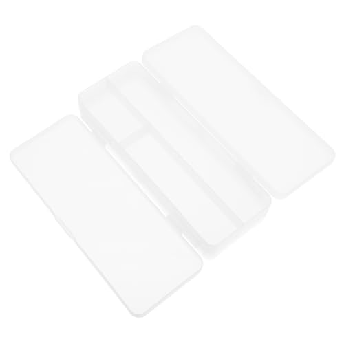 Artibetter Kasten Federmäppchen für schreibwaren Organizer Aufbewahrungsbox für Schreibwaren Farbiger Bleistiftkoffer Bleistift-Organizer für die Schule Büromaterial-Organizer Transparent von Artibetter