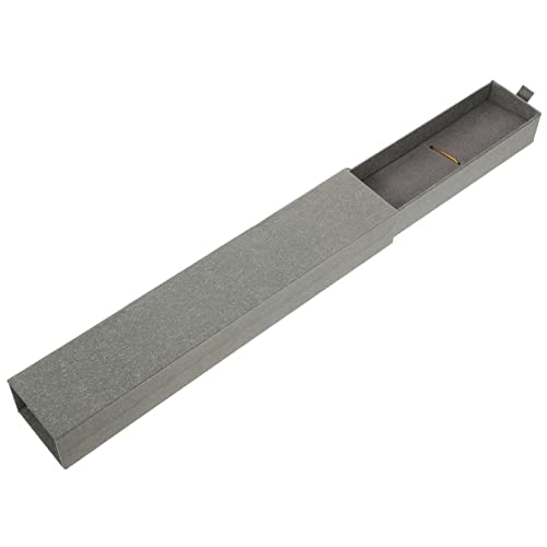 Artibetter Kasten Schubladenstiftbox Dekorativ Zartes Federmäppchen Stifte Federmäppchen Ästhetik Einzelne Federtasche Etui Dekoration Stiftverpackungsboxen Papier Grey von Artibetter