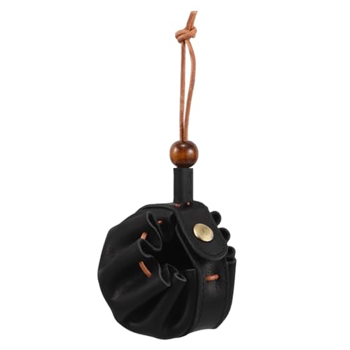 Artibetter Leder Münzbeutel Mit Kordelzug Handgefertigter Rustikaler Geldbeutel Aus Rindsleder Für Kleingeld Und Karten Idealer Begleiter Für Reisen Und Alltag von Artibetter