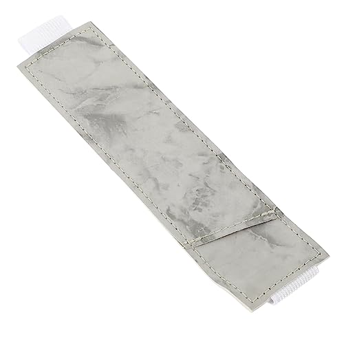 Artibetter Notebook Stifthalter aus PU Leder mit Elastischem Band Multifunktionale Stiftetui für Notizbuch für Meetings und Geschäftsreisen Marmorgrau von Artibetter