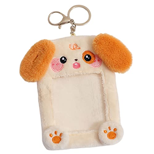 Artibetter Plüsch Kartenhülle mit Schlüsselanhänger Cartoon Tier Design Schutz für Spielkarten und Postkarten Langlebig und Stabil Zuhause und Braune Artibetter Plüsch Kartenhülle mit Schlüsselanhänger Cartoon Tier Design Schutz für Spielkarten und Postkarten Langlebig und Stabil Zuhause und Braune von Artibetter
