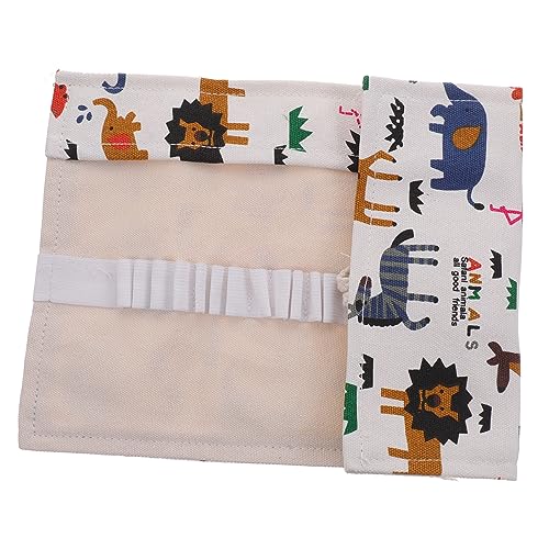 Artibetter Rolltasche Aus Segeltuch Für Bleistifte Buntstifte-Organizer Zusammenklappbar Für Studenten Zum Zeichnen Und Schreiben Platzsparend Und Langlebig von Artibetter