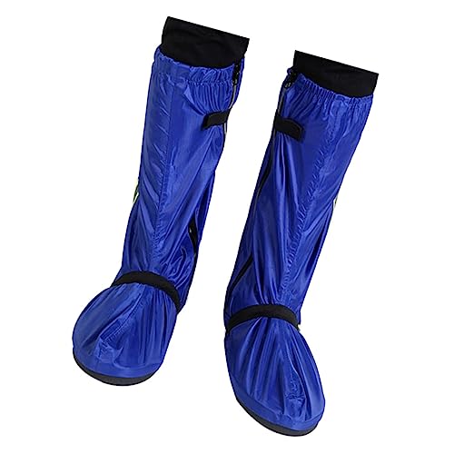 Artibetter wasserdichte Schuhüberzüge aus Oxford Reflektierend Verstellbar Hoher Regenschutz für Herren und Damen rutschfeste Strapazierfähige Überschuhe für Schnee und Regen XXL Blau Artibetter wasserdichte Schuhüberzüge aus Oxford Reflektierend Verstellbar Hoher Regenschutz für Herren und Damen rutschfeste Strapazierfähige Überschuhe für Schnee und Regen XXL Blau von Artibetter