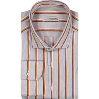 Artigiano Hemd mit Streifen-Muster aus Baumwolle mit Leinen von Artigiano