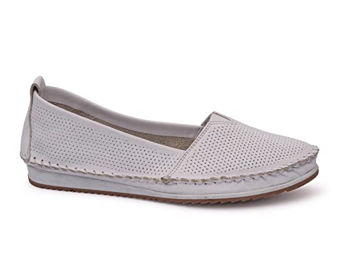 Artiker Damen Slipper luftig Weiß (Numeric_38) von Artiker