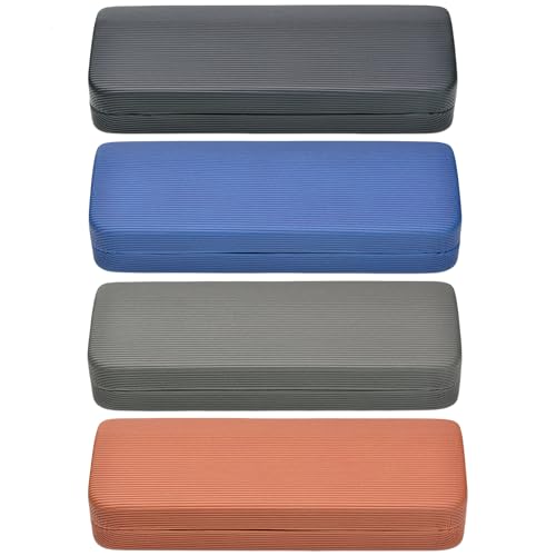 ArtinyDinne 4 Stücke Brillenetui,Brillenetui Hardcase mit PU Leder Unterschiedlicher Farbe, Brillenhülle für Damen Herren,Brillen Etui Hart Glasses Case,Sonnenbrillen Etui ArtinyDinne 4 Stücke Brillenetui,Brillenetui Hardcase mit PU Leder Unterschiedlicher Farbe, Brillenhülle für Damen Herren,Brillen Etui Hart Glasses Case,Sonnenbrillen Etui von ArtinyDinne