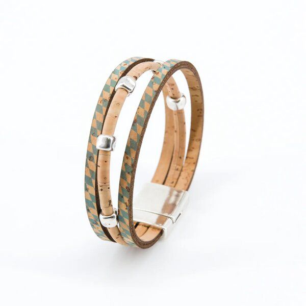 Artipel Veganes Kork-Armband mit Rauten von Artipel