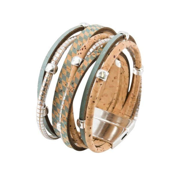 Artipel Veganes Kork-Armband mit Rauten von Artipel