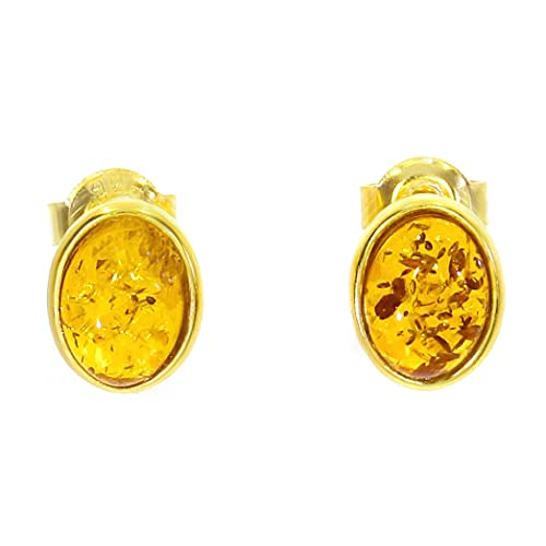 ARTIPOL Ohrringe mit echter vergoldetem Bernstein europeische Produktion franz.Stil - Schmuck vergoldet - Ref E-18-02 - Verschiedene Steine vorhanden ARTIPOL Ohrringe mit echter vergoldetem Bernstein europeische Produktion franz.Stil - Schmuck vergoldet - Ref E-18-02 - Verschiedene Steine vorhanden von Artipol