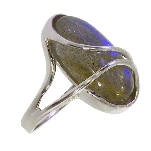 Artipol Ring mit echter Jade europeische Produktion franz.Stil - Schmuck silbern-rhodiniert - Ref 34-23 - größe 56 (17.8) von Artipol