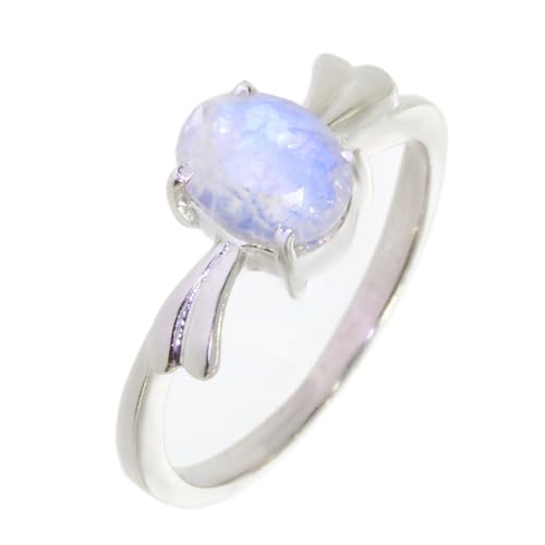 Artipol Ring mit echter Mondstein europeische Produktion franz.Stil - Schmuck silbern-rhodiniert - Ref 34-30 - größe 55 (17.5) von Artipol