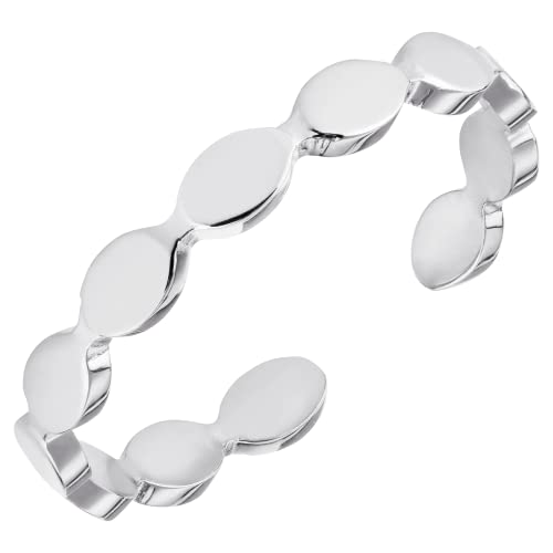 Artiqo Ring Damen Silber | Verstellbarer Stacking Ring aus Edelstahl Premium | Wasserfest & Hautfreundlich - Modell Gini von Artiqo