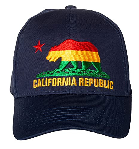 Artisan Owl California State Cali Bear Republic Baseball Cap, navy, Einheitsgröße von Artisan Owl