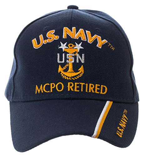 Artisan Owl Offiziell lizenzierte US Navy Retired Baseball Cap – mehrere Ranks!, Master Chief Petty Officer, Einheitsgröße von Artisan Owl