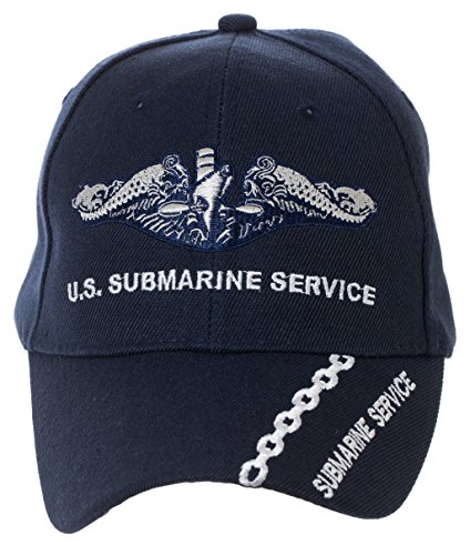 Artisan Owl Offiziell lizenzierte US Navy Submarine Service Baseballkappe, Marineblau, Einheitsgröße von Artisan Owl