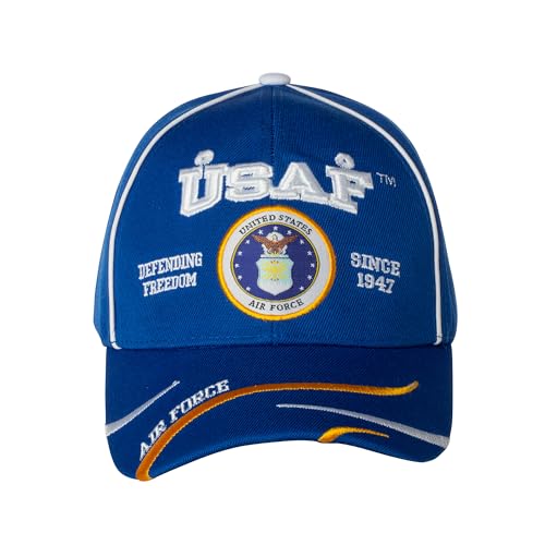 Artisan Owl Offiziell lizenzierte USAF Defending Freedom bestickte Baseballkappe, Blau, Einheitsgr��e Artisan Owl Offiziell lizenzierte USAF Defending Freedom bestickte Baseballkappe, Blau, Einheitsgr��e von Artisan Owl