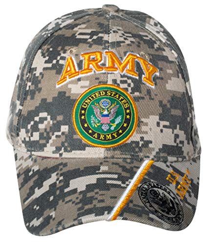 Offiziell lizenzierte United States Army bestickte Camo Baseball Cap, camouflage, Einheitsgröße von Artisan Owl