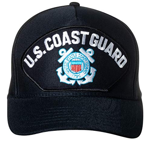 United States Coast Guard Emblem Patch Hat Navy Blue Baseball Cap, Küstenwache, Einheitsgröße von Artisan Owl