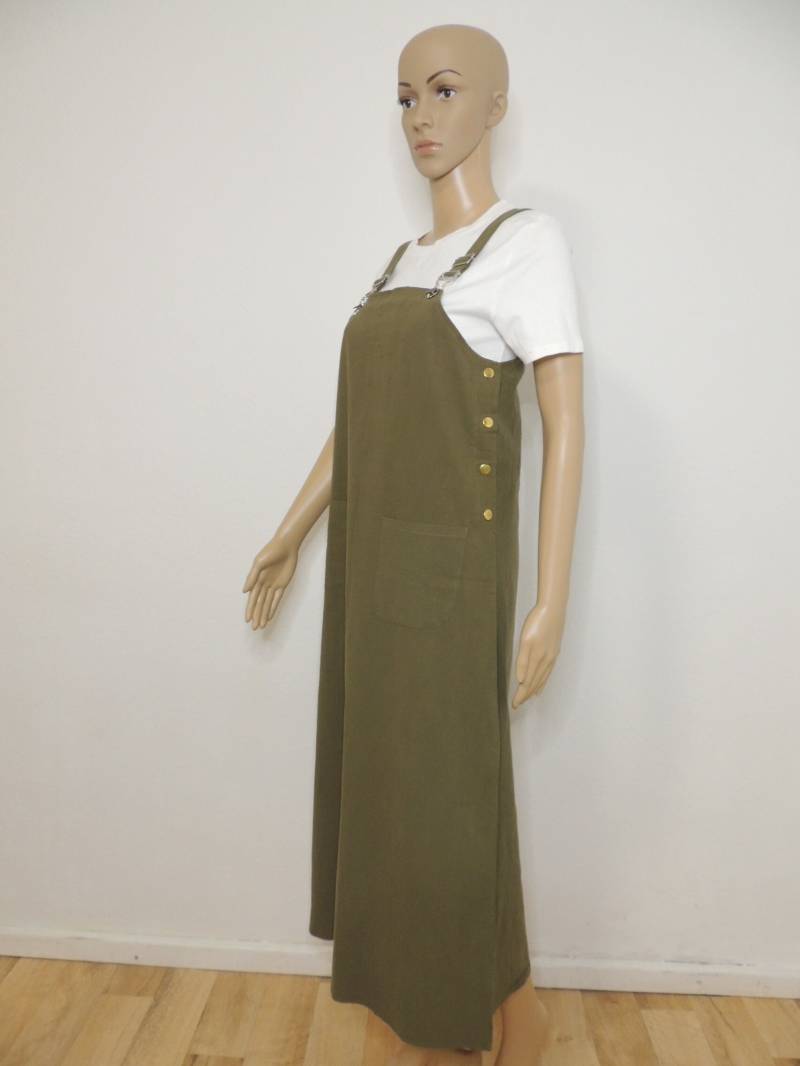 Sommerkleid Mit Verstellbaren Träger, Langes Freizeitkleid Taschen von ArtisanWithPassion