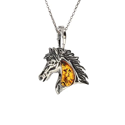 Artisana-Schmuck Bernstein Anhänger Pferd ohne Kette, Fassung 925/000 Sterling Silber Artisana-Schmuck Bernstein Anhänger Pferd ohne Kette, Fassung 925/000 Sterling Silber von Artisana-Schmuck