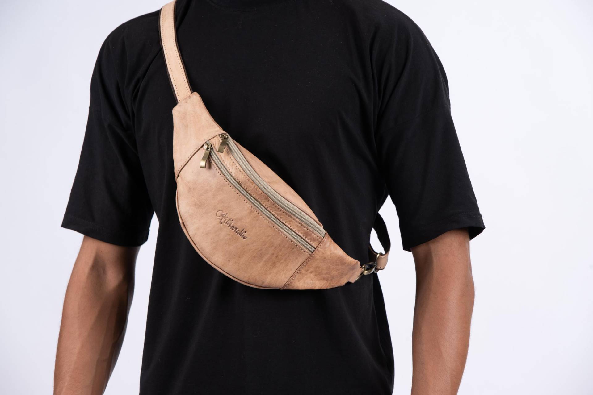 Fanny Pack, Leather Banana Bag, Bum Bag, Gift For Him, Fanny Crossbody Bum Gifts Dad Fanny Pack, Leather Banana Bag, Bum Bag, Gift For Him, Fanny Crossbody Bum Gifts Dad von ArtisanaliaShop