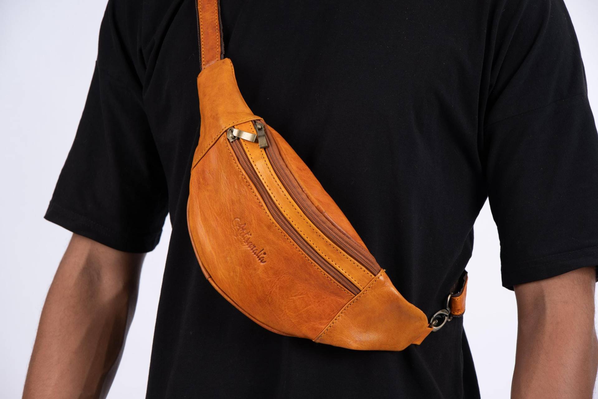 Fanny Pack, Leather Banana Bag, Bum Bag, Gift For Him, Fanny Crossbody Bum Gifts Dad Fanny Pack, Leather Banana Bag, Bum Bag, Gift For Him, Fanny Crossbody Bum Gifts Dad von ArtisanaliaShop