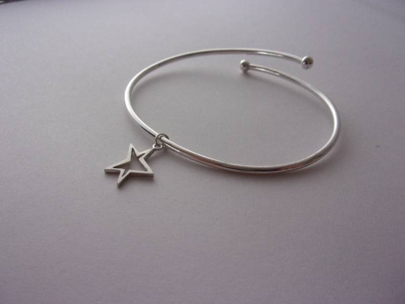 Armband Silber Stern Anhänger Armband Silber Stern Anhänger von ArtisanatPrecieux