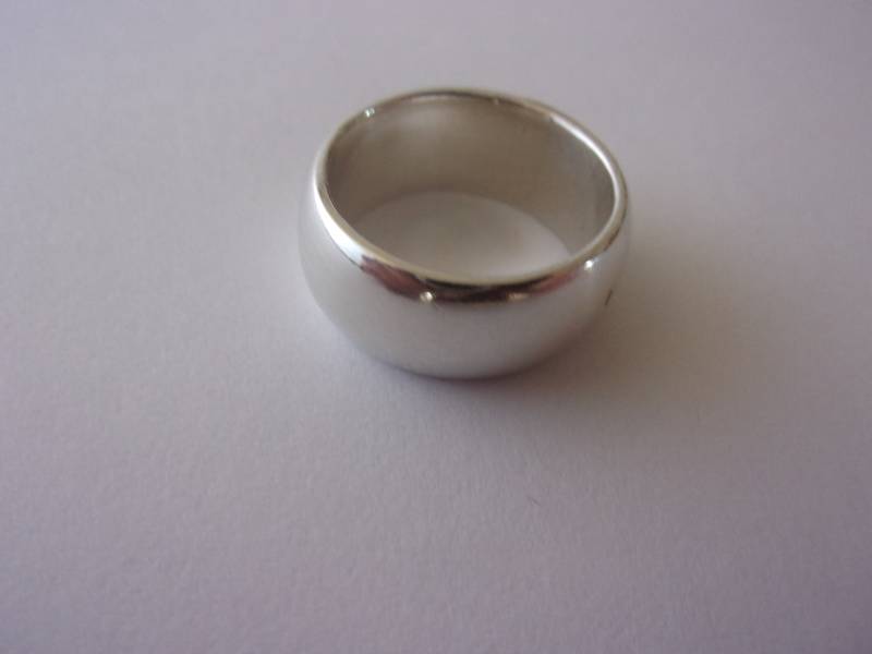 Gewölbter Ring Aus Massivem Silber Gewölbter Ring Aus Massivem Silber von ArtisanatPrecieux