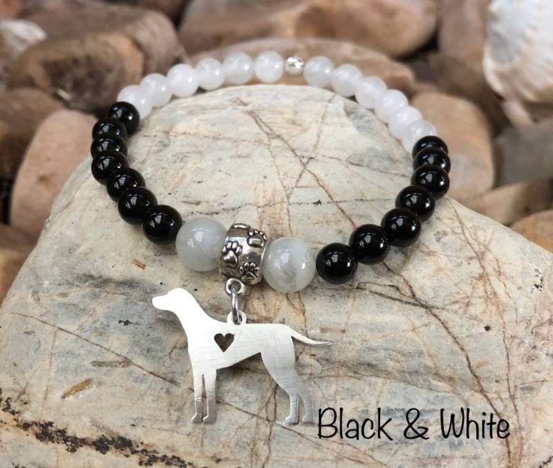 Dalmatiner Edelstein Armband - Hundearmband Schmuck Hunde Perlen Hundeliebhaber Geschenk Hund Dalmatiner Edelstein Armband - Hundearmband Schmuck Hunde Perlen Hundeliebhaber Geschenk Hund von ArtistCreationsKaren