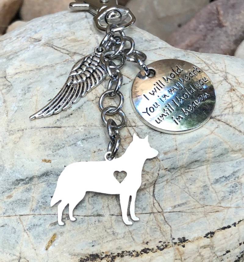 Heeler Cattle Hund Haustier Gedenkhund Schlüsselanhänger, Andenken, Verlust Taschenanhänger, Schmuck, Hunde Schlüsselanhänger Heeler Cattle Hund Haustier Gedenkhund Schlüsselanhänger, Andenken, Verlust Taschenanhänger, Schmuck, Hunde Schlüsselanhänger von ArtistCreationsKaren