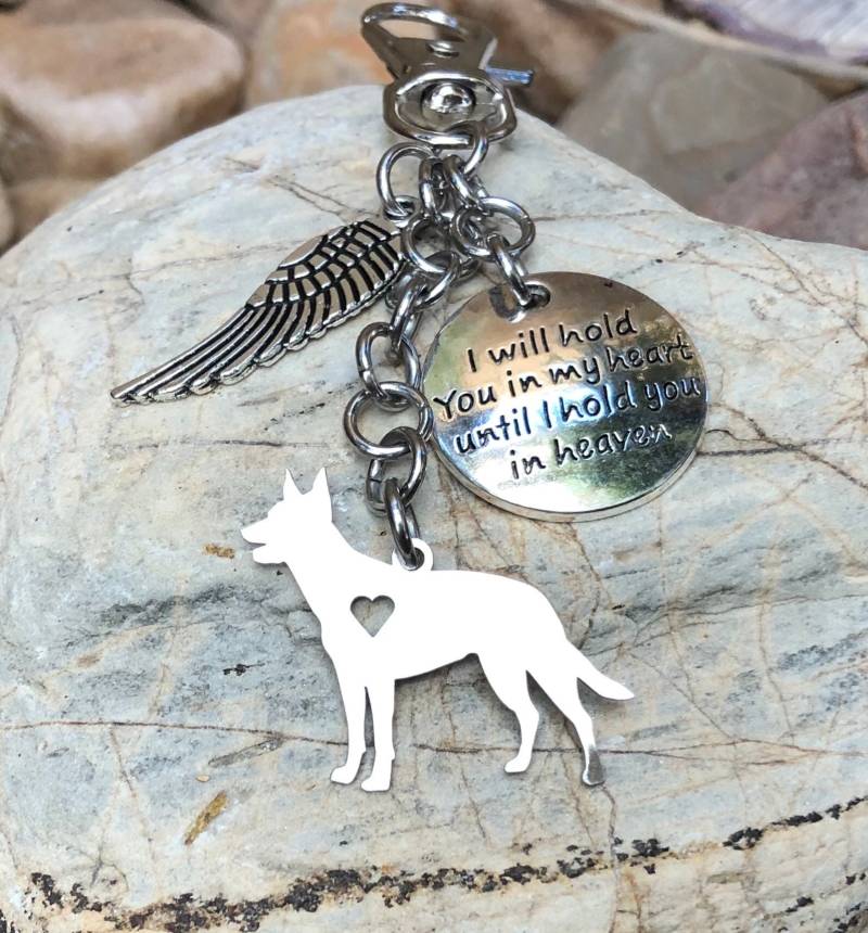 Kelpie Dog Andenken - Haustier Erinnerung Taschenanhänger Australian Schmuck von ArtistCreationsKaren