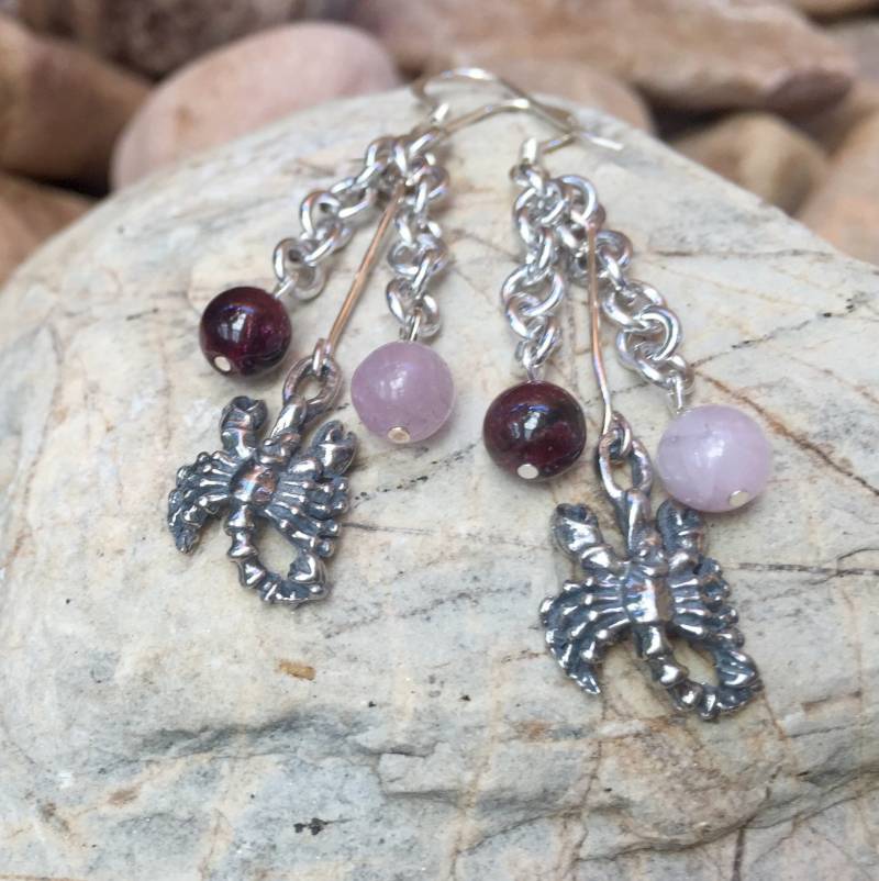 Skorpion Edelstein Ohrringe - Sternzeichen Schmuck Astrologie Tropfen Baumeln Horoskop Skorpion Edelstein Ohrringe - Sternzeichen Schmuck Astrologie Tropfen Baumeln Horoskop von ArtistCreationsKaren