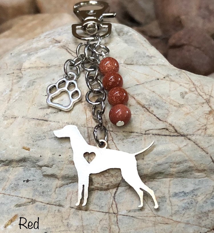 Vizsla Hund Schlüsselanhänger, Edelstahl Taschenanhänger, Haustier Schmuck, Andenken, Ungarisch Tier, Weihnachten, Geschenk Vizsla Hund Schlüsselanhänger, Edelstahl Taschenanhänger, Haustier Schmuck, Andenken, Ungarisch Tier, Weihnachten, Geschenk von ArtistCreationsKaren