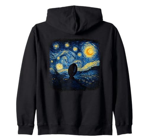 Vincent Van Gogh Starry Night Rugby für Frauen Kapuzenjacke Vincent Van Gogh Starry Night Rugby für Frauen Kapuzenjacke von Artistic Apparel Inspired by Van Gogh