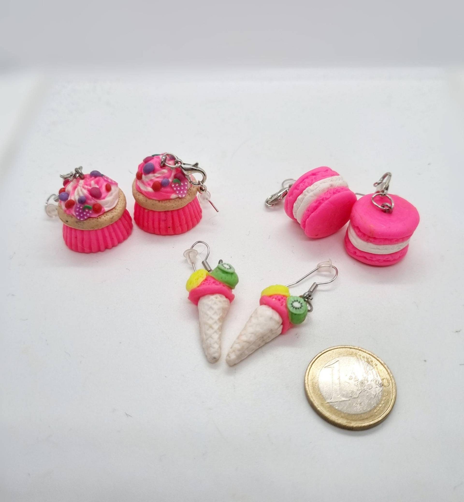 Süße Tiny Food Ohrringe, Fimo Handgemacht Aus Polymerton, Miniatur Essen, Kawaii Ohrringe, Süßigkeitenohrringe Mit Edelstahlohrhaken Süße Tiny Food Ohrringe, Fimo Handgemacht Aus Polymerton, Miniatur Essen, Kawaii Ohrringe, Süßigkeitenohrringe Mit Edelstahlohrhaken von ArtistjeweleryShop