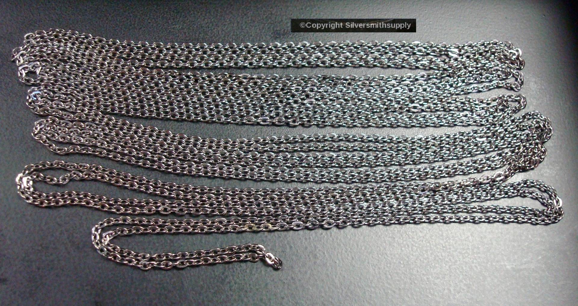12Ft 3x2mm Schwarz Plattierte Flachkabel Gliederkette 12 Glieder Ch050C 12Ft 3x2mm Schwarz Plattierte Flachkabel Gliederkette 12 Glieder Ch050C von Artistrywithbeads